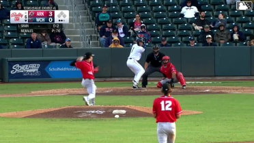 Garrett Spain homers (6) on a fly ball to right field.