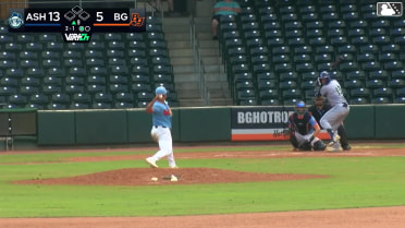 John Garcia homers (2) on a fly ball to left field.