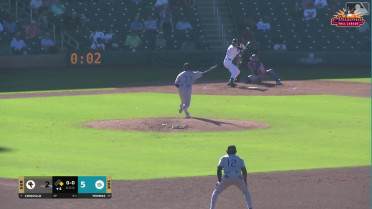 Jared Thomas triples (3) on a line drive to right fielder Paxton Kling. Demetrio Crisantes scores.
