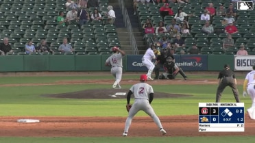 Jhon Diaz doubles (3) on a fly ball to left fielder Jay Allen II. Xavier Isaac scores. Gregory Barrios scores. Ryan Spikes scores.