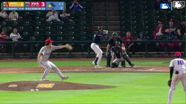 Sam Kulasingam singles on a ground ball to center fielder Druw Jones. Carson Roccaforte scores.