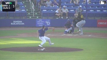 Murf Gray homers (6) on a fly ball to center field.