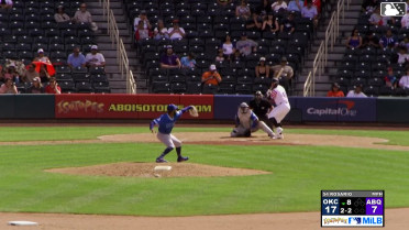 Blaine Crim homers (7) on a fly ball to left center field.