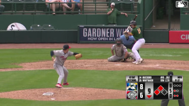 Daniel Bucciero singles on a ground ball to center fielder Jace LaViolette. Breyson Guedez scores. Ali Camarillo scores. Daniel Bucciero to 2nd.