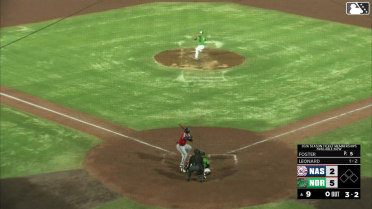 Cameron Foster In play, no out to Eddys Leonard