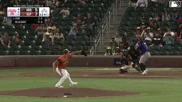 Blaine Crim homers (2) on a fly ball to left center field.