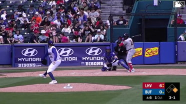 Paul McIntosh homers (2) on a fly ball to center field. Dylan Moore scores.