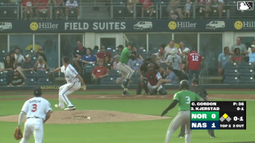 Colton Gordon In play, run(s) to Heston Kjerstad