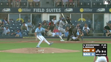 Tre' Morgan's solo homer