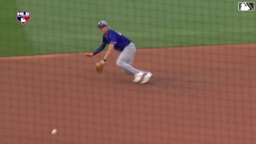 Ben Ross makes nice sliding stop