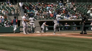Tre' Morgan's two-run homer
