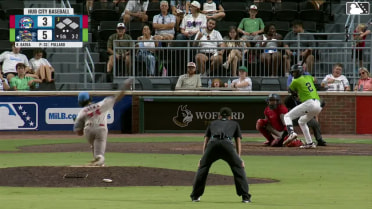 Chandler Pollard singles on a soft ground ball to shortstop Juan Villavicencio. Quincy Scott scores. Esteban Mejia to 3rd. Neurelin Montero to 2nd.