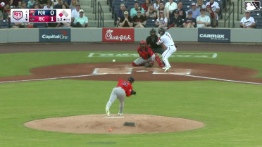 Lisbel Diaz grounds out, shortstop Henry Godbout to first baseman Ronald Rosario. Sabin Ceballos scores.