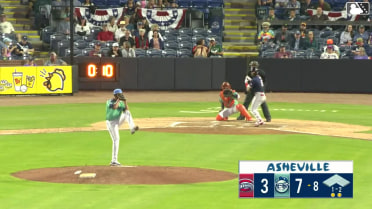 Freili Encarnacion homers (3) on a fly ball to left center field.