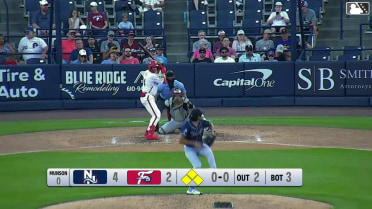 Bryan Rincon hit by pitch. Raider Tello scores. Luke Ritter to 3rd. Riley Tirotta to 2nd.