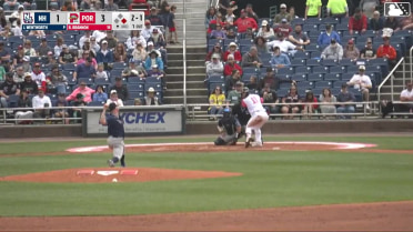 Brooks Brannon homers (5) on a fly ball to center field. Nate Baez scores.