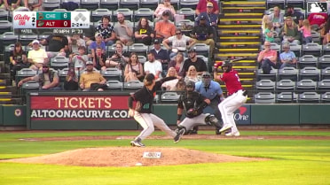 Lonnie White Jr. homers (13) on a fly ball to left field.