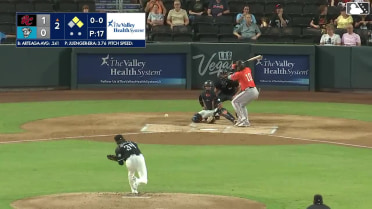 Hayden Juenger In play, run(s) to Aeverson Arteaga
