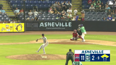 Freuddy Batista out on a sacrifice fly to left fielder Yophery Rodriguez. Jack Moss scores.
