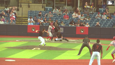 Brady Day singles on a line drive to right fielder Owen Carey. John Spikerman scores.