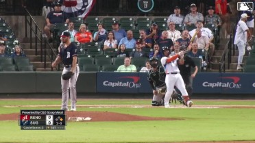 Pedro León's two-run home run