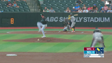 Juan Ortuno hits a ground-rule double (1) on a fly ball to left-center field. Daniel Dickinson scores. Eric Bitonti to 3rd.