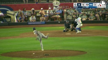 Alberto Barriga doubles (6) on a line drive to left fielder Kai Murphy. Ben McLaughlin scores. Alberto Barriga to 3rd. Alberto Barriga advances to 3rd, on a missed catch error by catcher Chris Sargent.