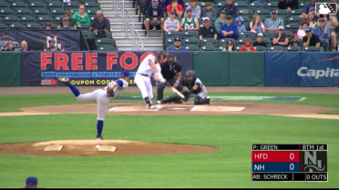 RJ Schreck mashes a solo home run