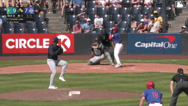 Eric Snow grounds into a double play, third baseman Carter Dorighi to second baseman Austin St. Laurent to first baseman Luis Suisbel. Matt Scannell out at 2nd. Eric Snow out at 1st.