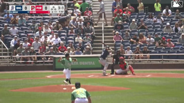 Marco Vargas homers (2) on a fly ball to right field.