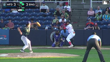Mitch Voit doubles (6) on a sharp line drive to left fielder Mike Antico. Corey Collins scores. JT Benson to 3rd.