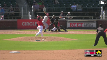 Cade Hunter walks. Ruben Ibarra scores. Cam Collier to 3rd. Austin Hendrick to 2nd.