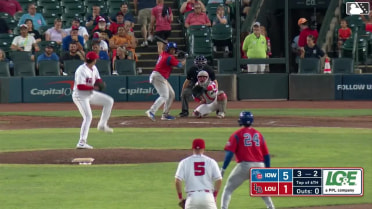 BJ Murray doubles (14) on a line drive to left fielder Austin Hendrick. Jonathon Long scores.