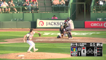 Danny De Andrade homers (6) on a fly ball to right field.