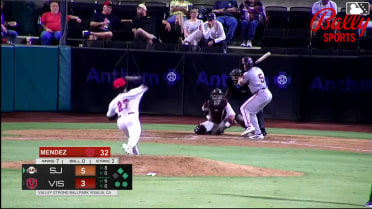 Cam Maldonado singles on a line drive to left fielder Abdias De La Cruz. Junior Barajas scores. Hayden Jatczak to 2nd.