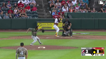 Won-Bin Cho homers (5) on a fly ball to right center field. Miguel Ugueto scores.