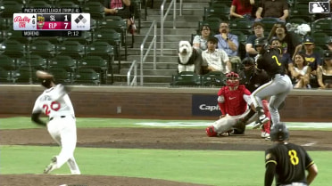 Kyren Paris singles on a line drive to center fielder Bryce Johnson. Niko Kavadas scores. Jeimer Candelario to 3rd.
