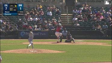 Pedro Ramírez's two-run home run