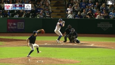 Jack Suwinski homers (1) on a fly ball to right field.