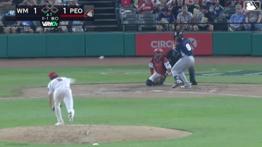 Cristian Santana homers (7) on a fly ball to left center field.