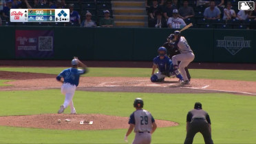 Jason Schiavone hit by pitch. Collin Price scores. Lucas Spence to 3rd. Zach Dezenzo to 2nd.