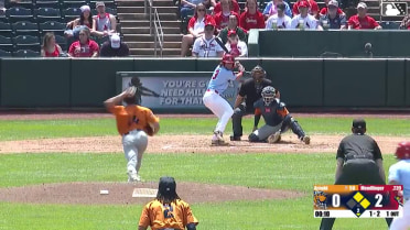 Noah Mendlinger grounds into a double play, second baseman Luke Mann to shortstop Joshua Kuroda-Grauer to first baseman Brennan Milone. Jon Jon Gazdar out at 2nd. Noah Mendlinger out at 1st.