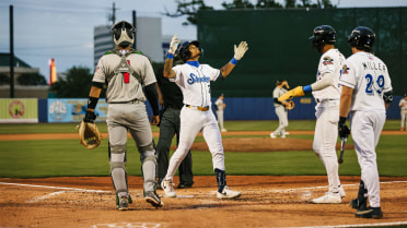 3-RBI Day for Jordyn Adams Headlines 7-3 Shuckers Victory
