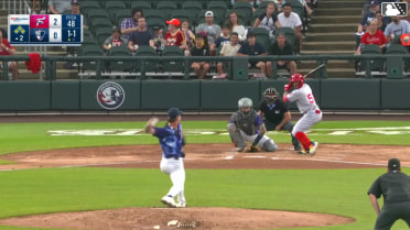 Pedro León out on a sacrifice fly to center fielder Jace Avina. Raider Tello scores. Riley Tirotta to 3rd.