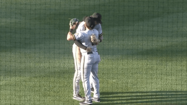 Ultimate hug watch: Angels infielder gets called up to the Majors mid-game
