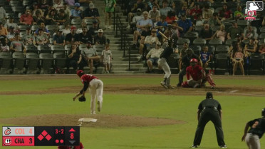 Dalton McIntyre singles on a soft ground ball to first baseman Peyton Stovall. Adam Zebrowski scores. Luke Waddell to 3rd. Ambioris Tavarez to 2nd.