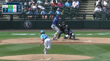 Andy Perez singles on a line drive to right fielder DJ Gladney. Jared Thomas scores. Dyan Jorge to 3rd.