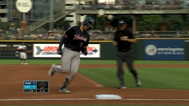 Alex Jackson sends both of his hits for home runs