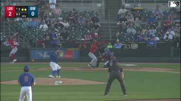 Dominic Pitelli doubles (1) on a line drive to right fielder Chas McCormick. Francisco Urbaez scores. Will Banfield to 3rd.