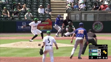 Carlos Colmenarez homers (2) on a fly ball to right field. Tatem Levins scores. Raynel Delgado scores.